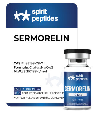 Sermorelin 10mg – Research Peptide, Lyophilized Vial