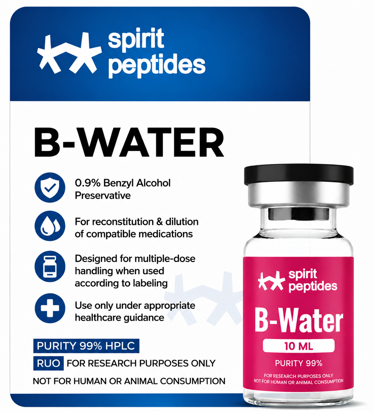 Buy BAC Water 10ml | For Peptide Reconstitution
