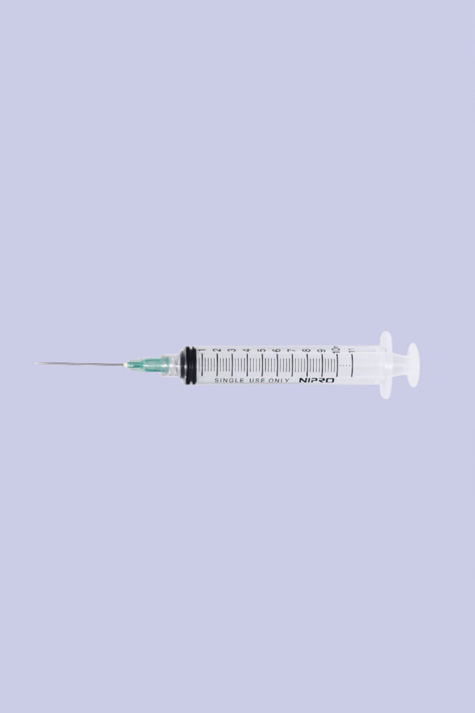 21G 10 mL Luer Lock Mixing Syringe