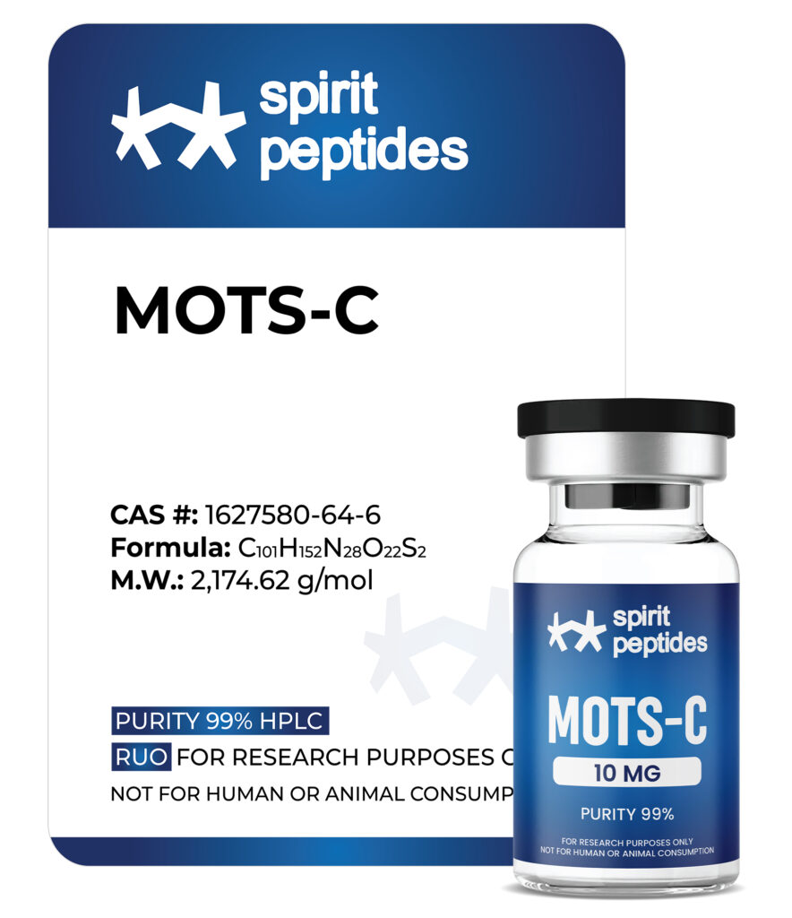 MOTS-c 10mg – Research Peptide, Lyophilized Vial