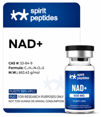 NAD+ 500mg – Research Compound, Lyophilized Vial