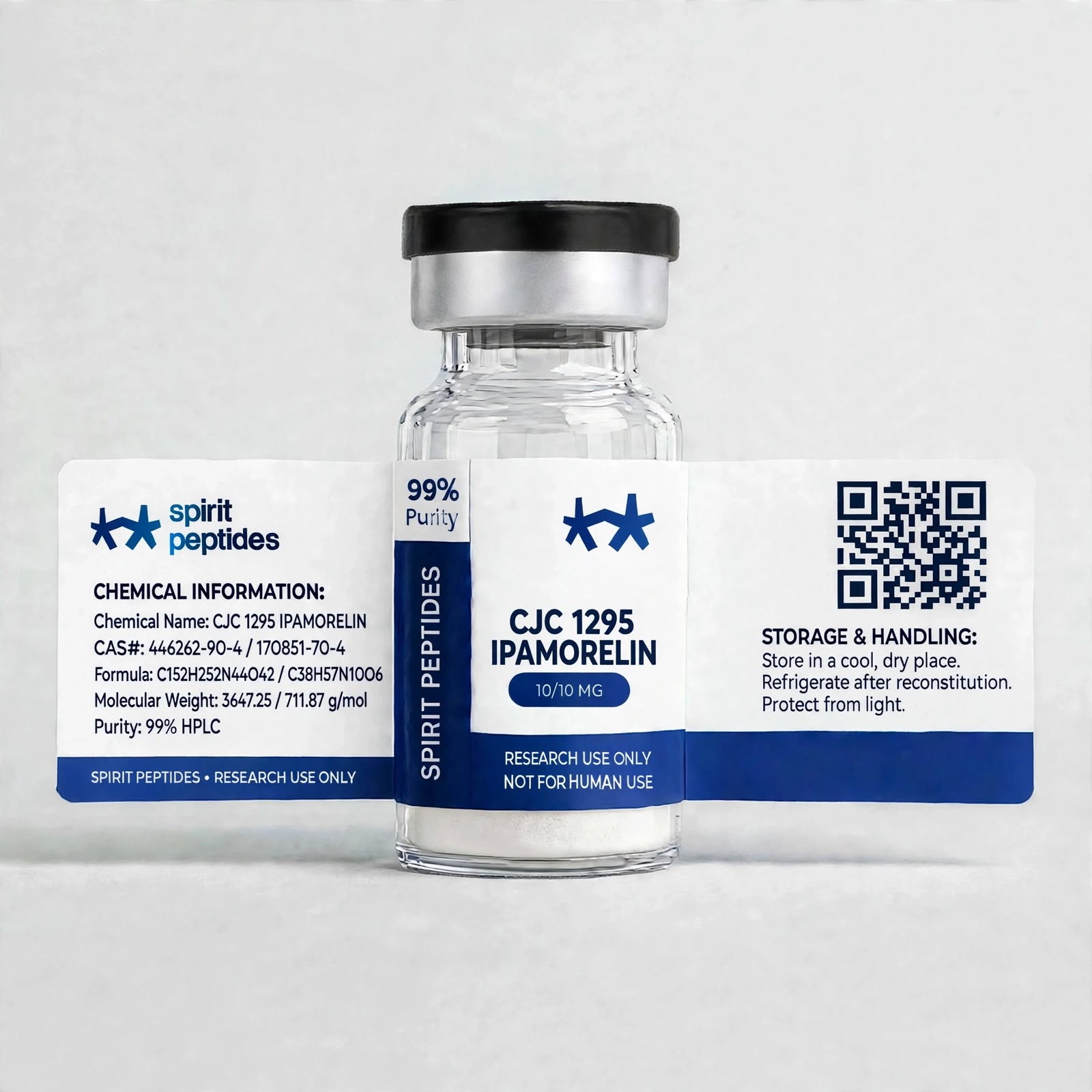 ipamorelin cjc 1295 reconstitution CJC-1295 5mg & 5mg Combo – Research Peptides, Lyophilized Vials – Spirit Peptides K-Beauty